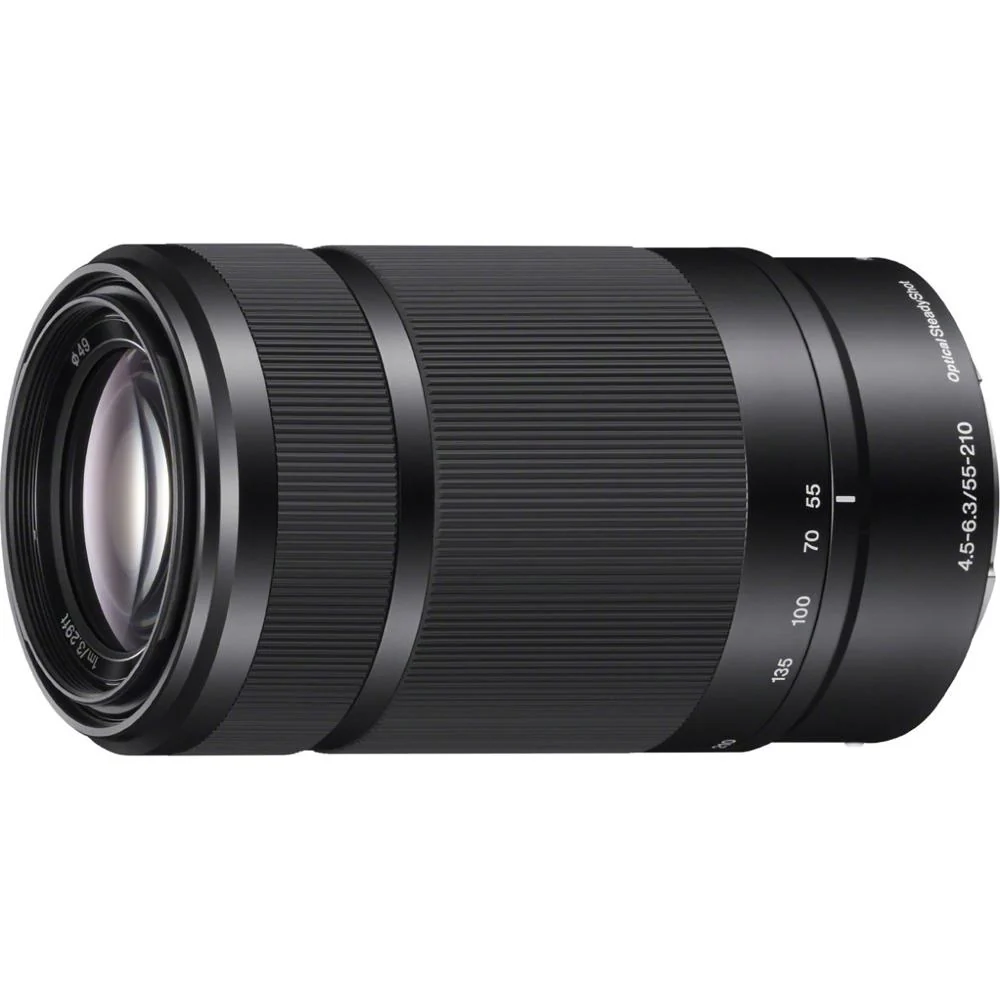 Sony 55-210mm Zoom E-Mount Lens, Black (OPEN BOX) with CPS 1 Year Warranty - Image 3
