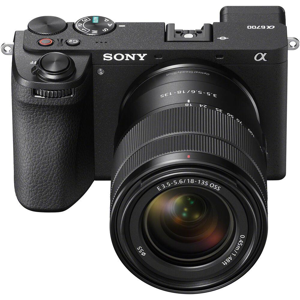 Sony a6700 Mirrorless Camera + 18-135mm Lens + ACCVC2 Vlogger Tripod & Mic Bundle - Image 6