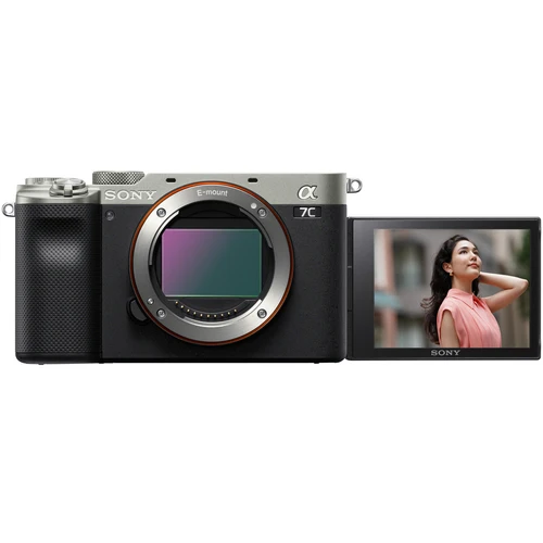 Sony a7C Full Frame Mirrorless 24.2MP Compact Alpha Camera ILCE-7C/S Body Only Silver - Image 2
