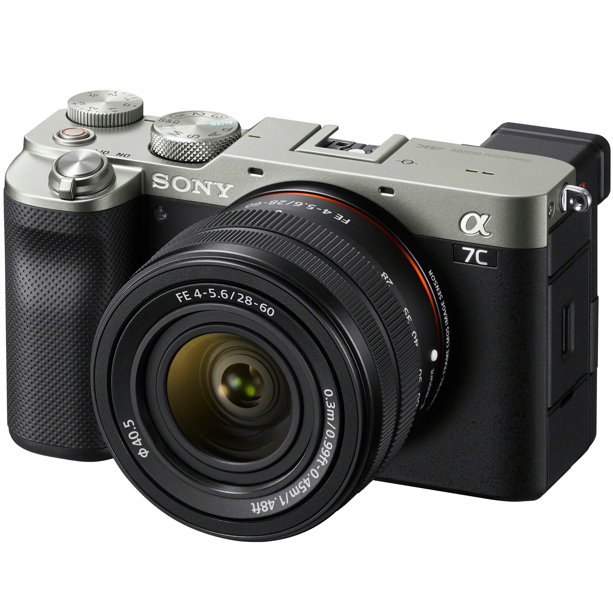 Sony a7C Full Frame Mirrorless Alpha Camera Body + 28-60mm Lens Kit ILCE-7CL/S Silver