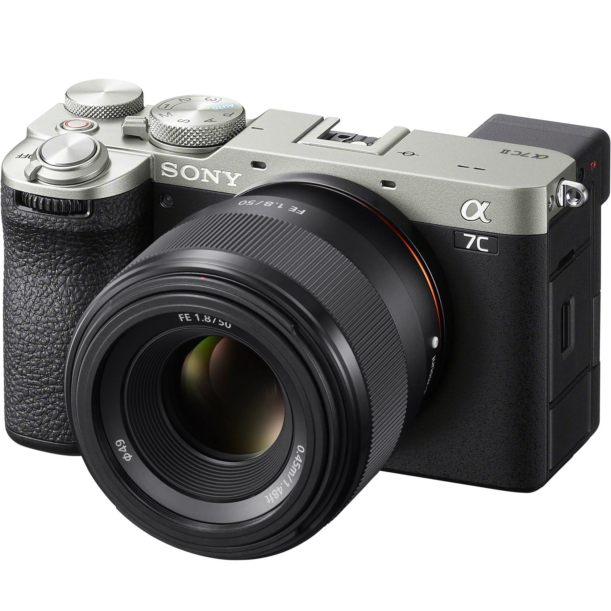 Sony a7C II Full Frame Mirrorless Camera Body Silver + 50mm F1.8 Lens Kit Bundle - Image 3