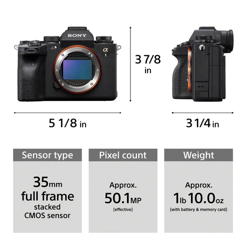 Sony Alpha 1 Full Frame Interchangeable Lens Mirrorless Camera 50.1MP ILCE-1/B Body - Image 12