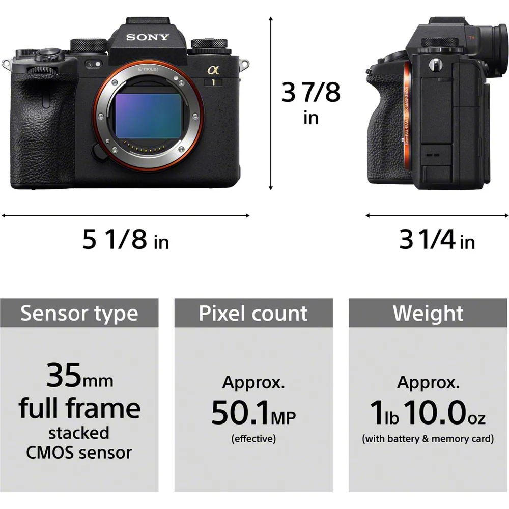 Sony Alpha 1 Full Frame Lens Camera 50.1MP Body Open Box with 1 Year Warranty - Image 13