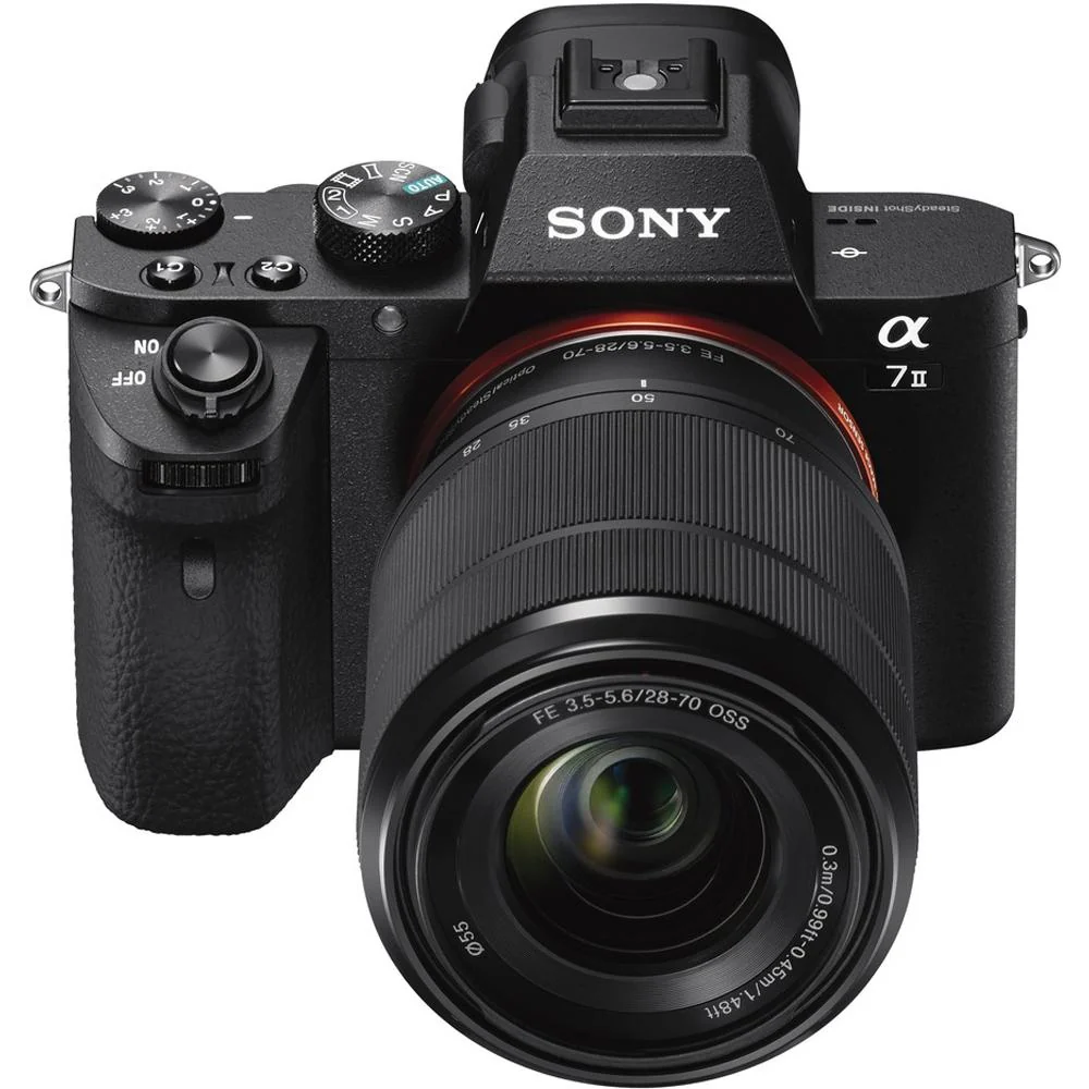 Sony Alpha 7II Mirrorless Camera with 28-70mm Lens + 64GB Battery Grip Super Bundle - Image 3