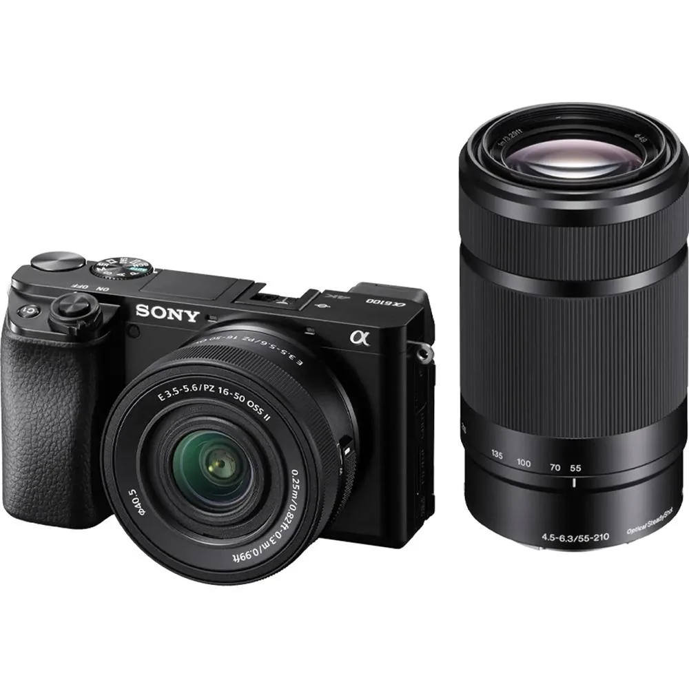 Sony Alpha a6100 APS-C Mirrorless Camera + 16-50mm + 55-210mm Lenses  (OPEN BOX) - Image 8