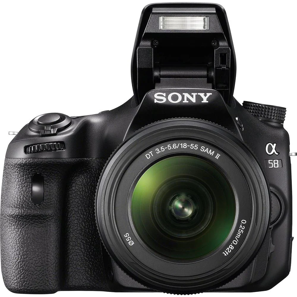 Sony Alpha SLT-A58K 20.1 MP Digital SLR Kit w/ 18-55mm Lens - OPEN BOX - Image 9
