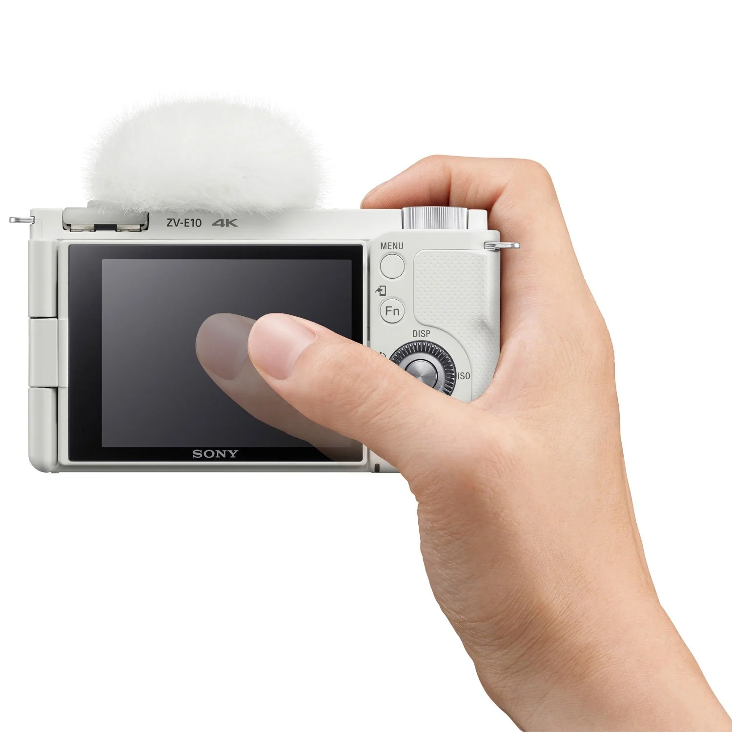 Sony Alpha ZV-E10 Interchangeable Lens Mirrorless Vlog Camera w/ 16-50mm Lens (White) - Image 8