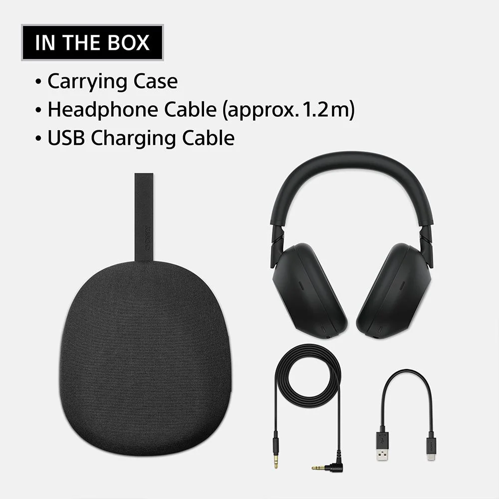 Sony Best Wireless Noise Canceling Headphones Platinum Silver with Wood Stand - Image 11