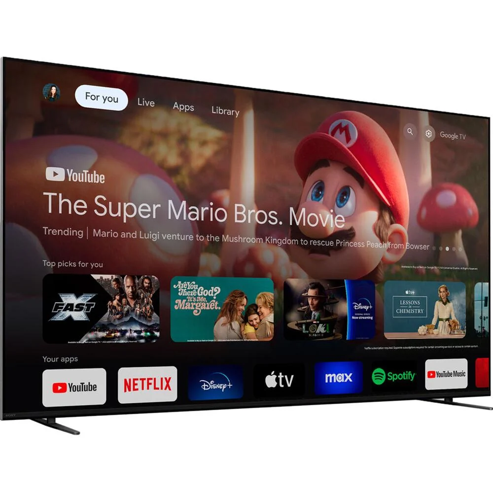 Sony BRAVIA 7 K55XR70 55" 4K QLED Mini-LED TV (2024) w/ Deco Gear Home Theater Guide - Image 7