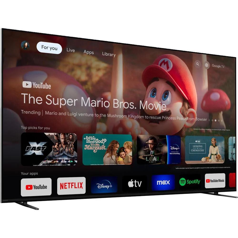 Sony BRAVIA 7 K75XR70 75" 4K QLED Mini-LED TV (2024) w/ Deco Gear Home Theater Guide - Image 6