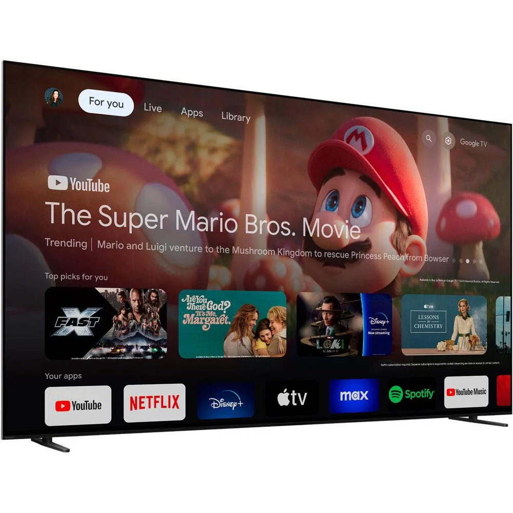 Sony BRAVIA 8 55" 4K HDR Smart OLED TV (2024) with Deco Gear Home Theater Bundle - Image 6