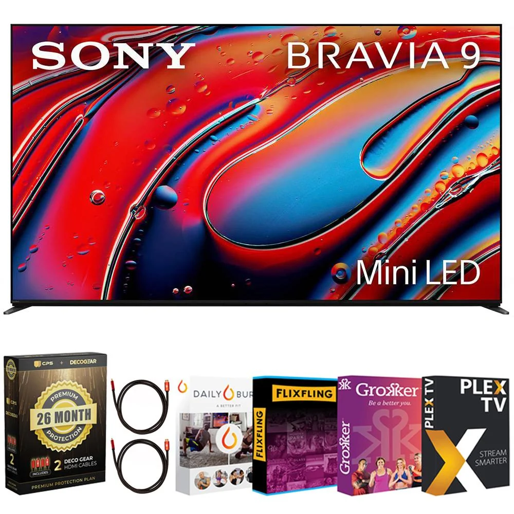 Sony BRAVIA 9 65" 4K Mini-LED TV (2024) 26 Month Protection + Movies Streaming Kit