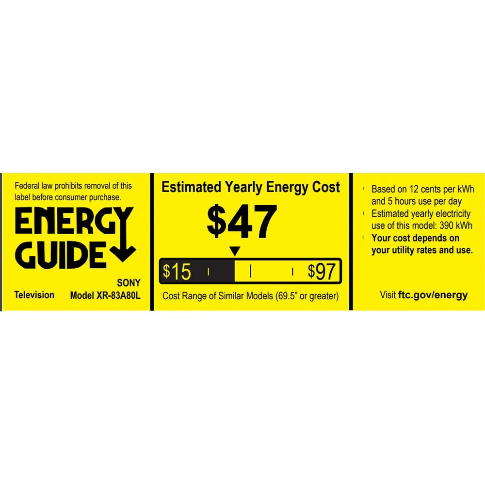 Sony BRAVIA XR 83" A80L OLED 4K HDR Smart TV 2023 w/ 4 Year Extended Warranty - Image 10