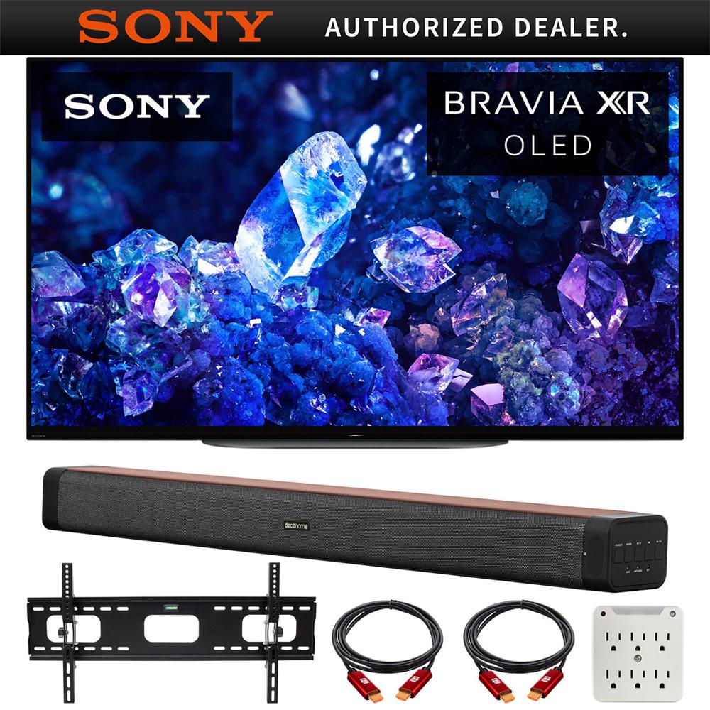 Sony Bravia XR A90K 48" 4K HDR OLED Smart TV with Deco Home 60W Soundbar Bundle