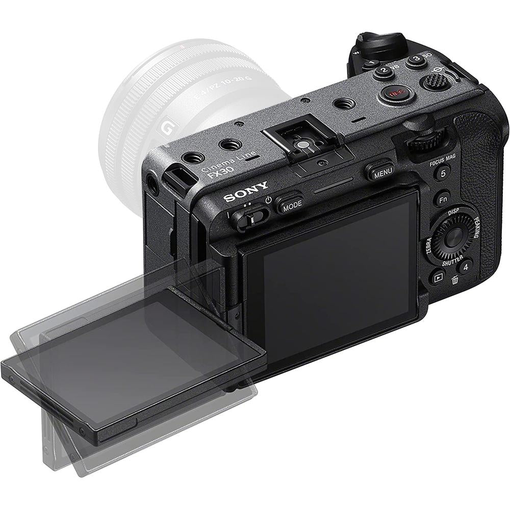 Sony Cinema Line FX30 Super 35 Interchangeable Lens Camera Body ILME-FX30B - Open Box - Image 9