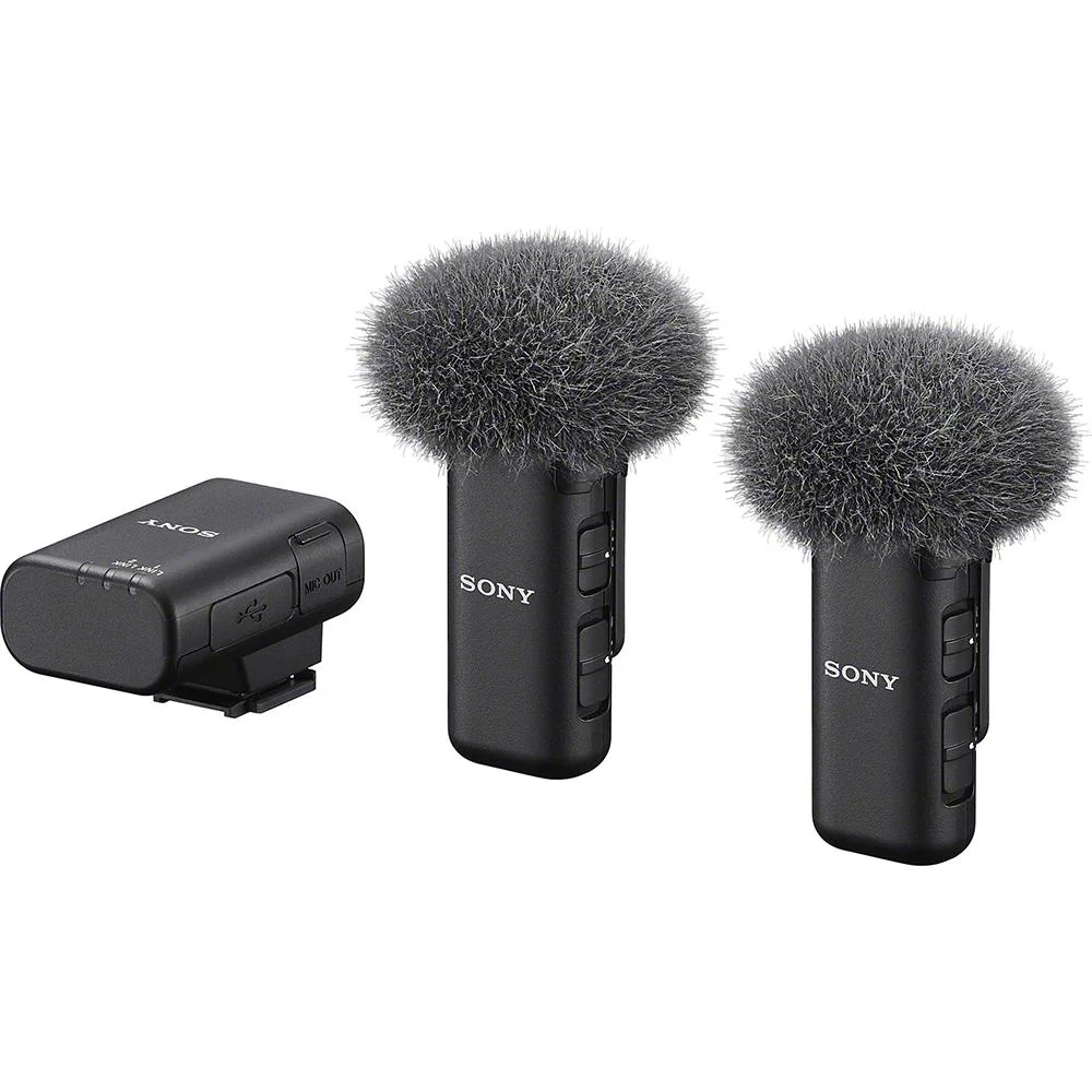 Sony ECM-W3 Dual-Channel Wireless Microphone, Black - Image 2