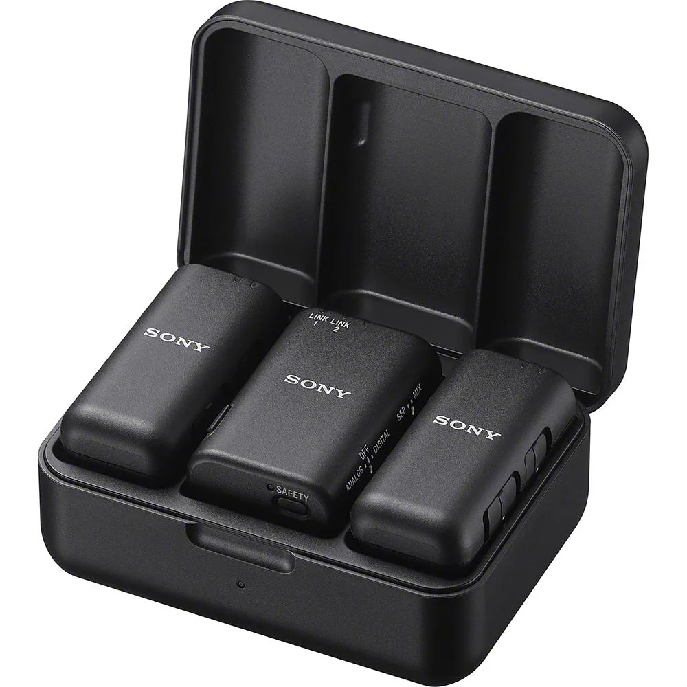 Sony ECM-W3 Dual-Channel Wireless Microphone, Black - Image 3