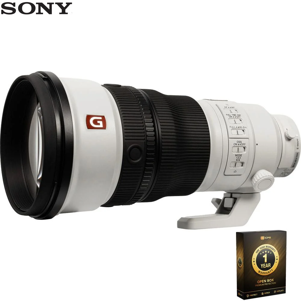 Sony FE 300mm F2.8 GM Full-frame Prime G Master Lens OPEN BOX + 1 Year Warranty Pack
