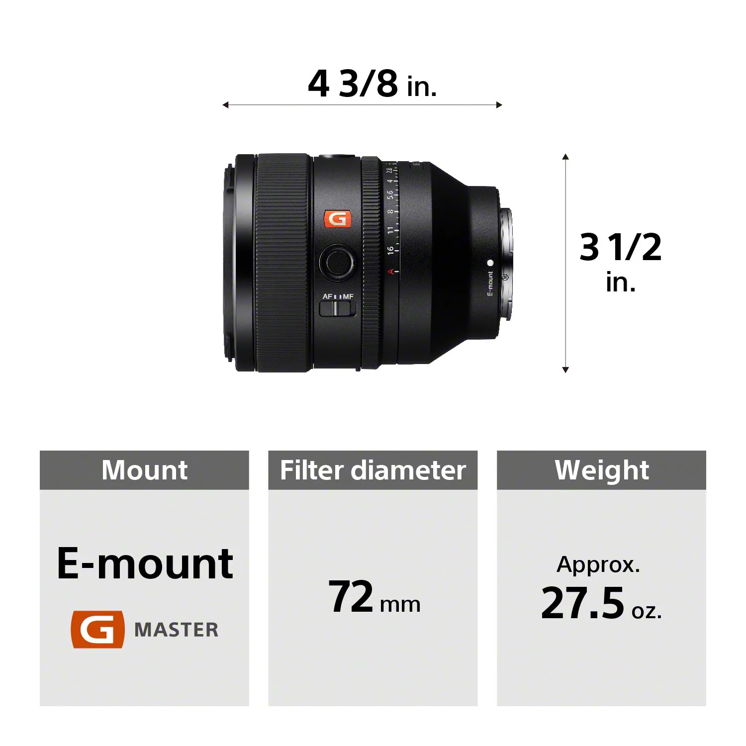 Sony FE 50mm F1.2 GM Full Frame Large Aperture G Master Lens for E-Mount SEL50F12GM - Image 8