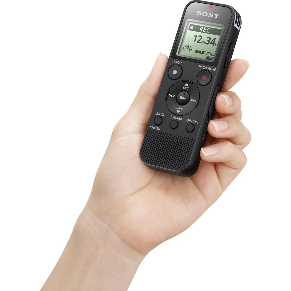 Sony ICD-PX470 Stereo Digital Voice Recorder (Black) with Built-In USB  (OPEN BOX) - Image 5