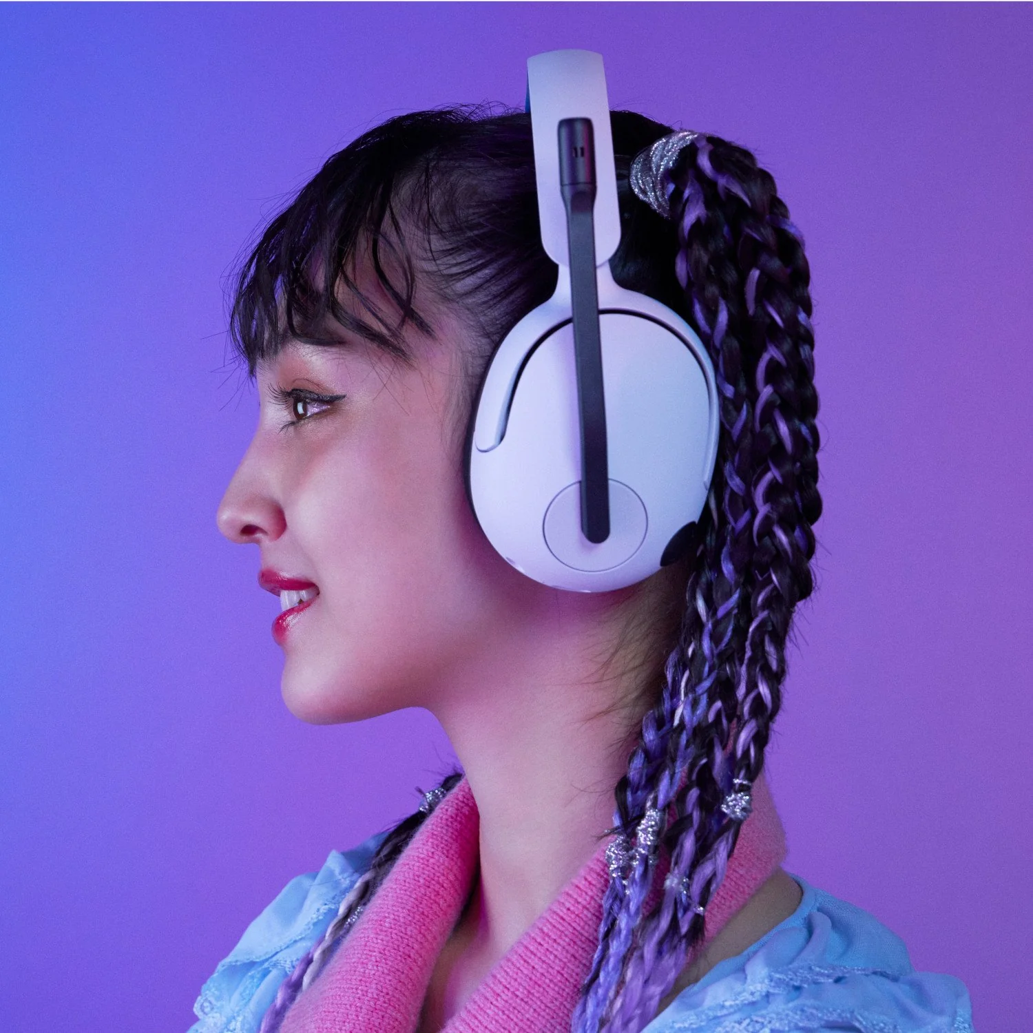 Sony INZONE H5 Wireless Noise Cancelling Gaming Headset, White - WHG500/W - Open Box - Image 15