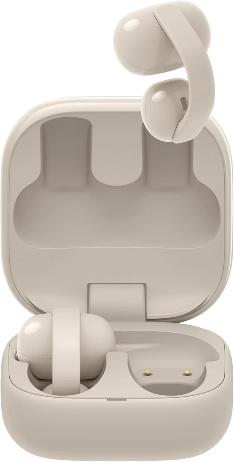 Sony LinkBuds Clip Open-Ear Truly Wireless Earbuds - Greige WFLC900/C - Image 2