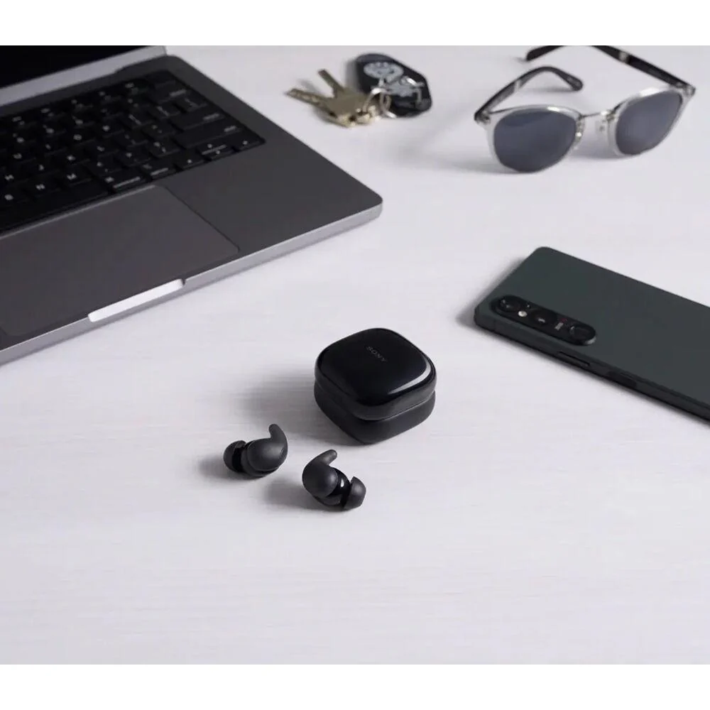 Sony LinkBuds Fit Truly Wireless Noise Canceling Earbud Headphones - Black - Image 11