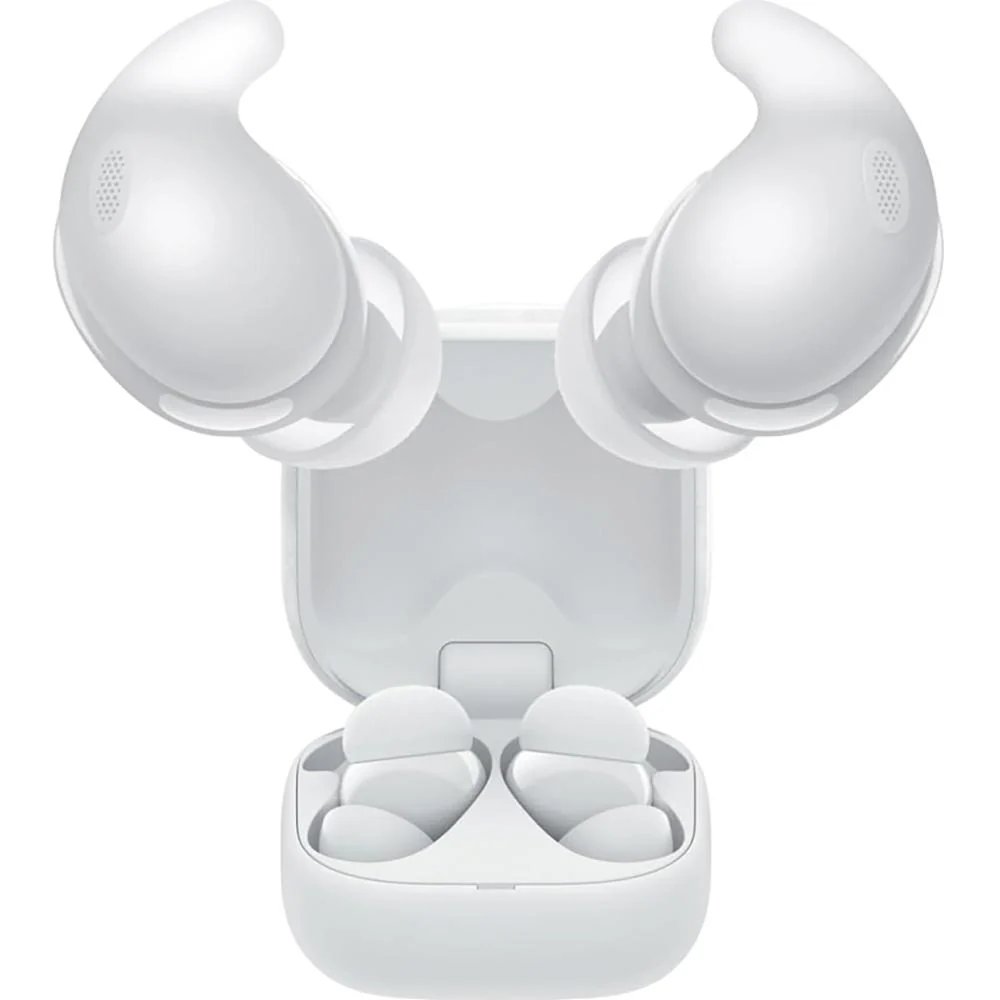 Sony LinkBuds Fit Truly Wireless Noise Canceling Earbud Headphones - White - Open Box