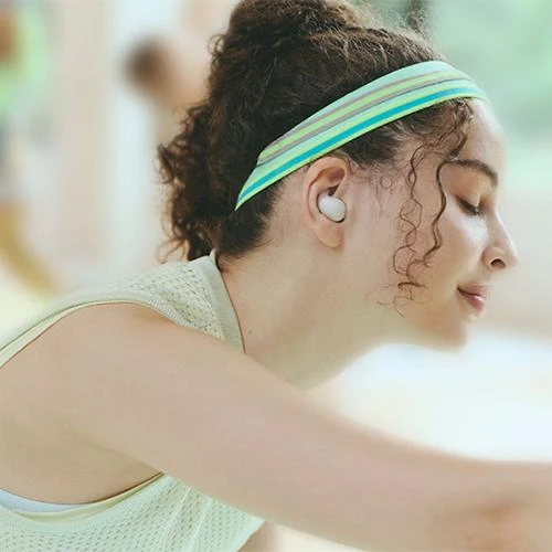 Sony LinkBuds Fit Truly Wireless Noise Canceling Earbud Headphones - White - Open Box - Image 10
