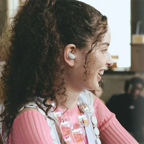 Sony LinkBuds Fit Truly Wireless Noise Canceling Earbud Headphones - White - Open Box - Image 11