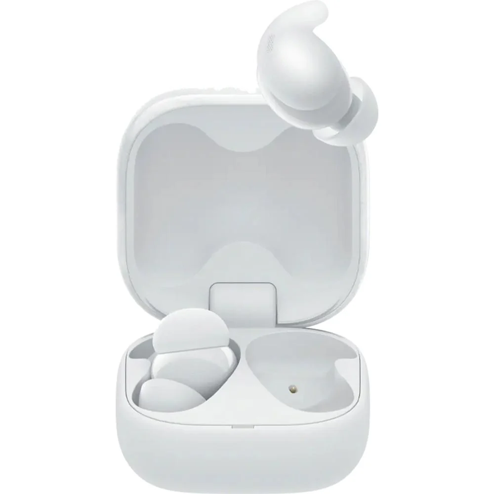Sony LinkBuds Fit Truly Wireless Noise Canceling Earbud Headphones - White - Open Box - Image 2