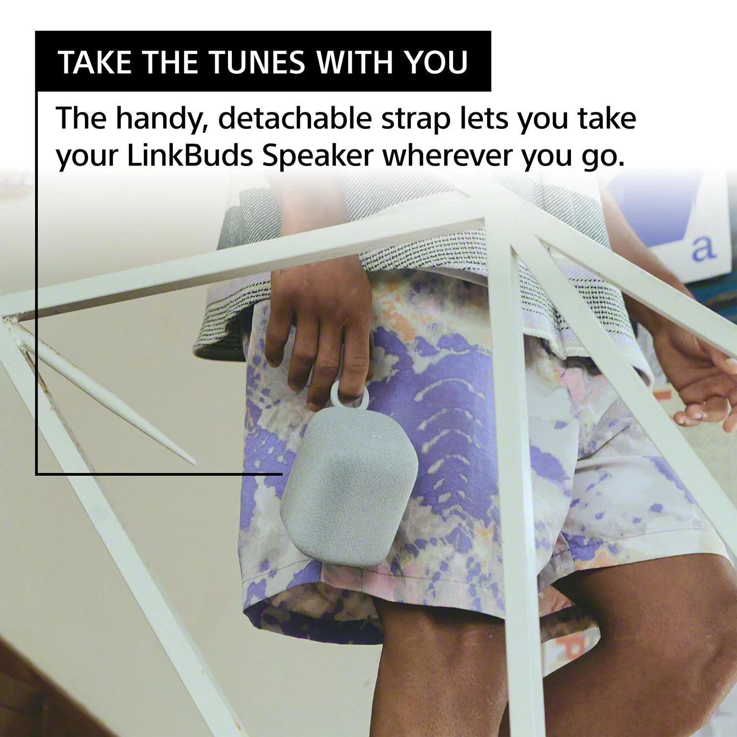 Sony LinkBuds Portable Wireless Speaker | Black - Image 6