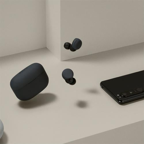 Sony LinkBuds S Truly Wireless Noise Canceling Earbuds - Black - Open Box - Image 7