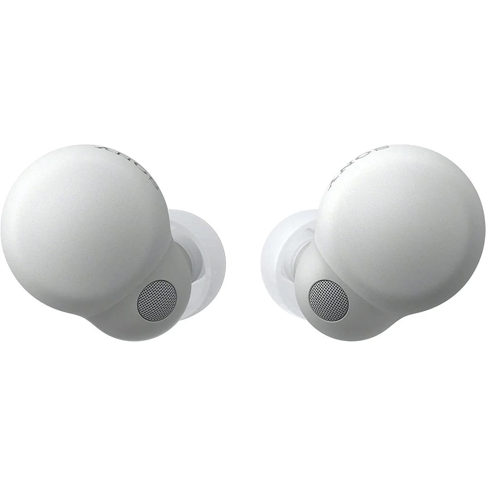 Sony LinkBuds S Truly Wireless Noise Canceling Earbuds, White w/ Accessories Bundle - Image 3