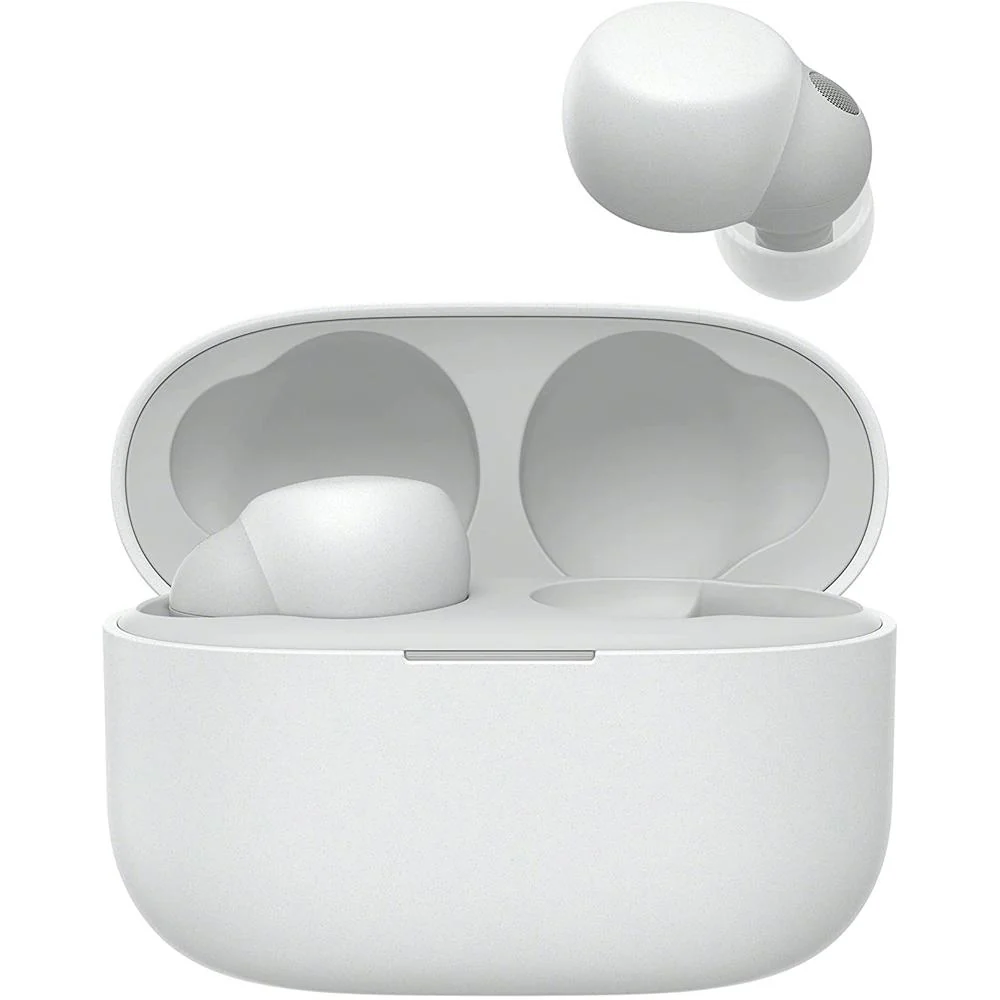 Sony LinkBuds S Truly Wireless Noise Canceling Earbuds, White w/ Accessories Bundle - Image 4
