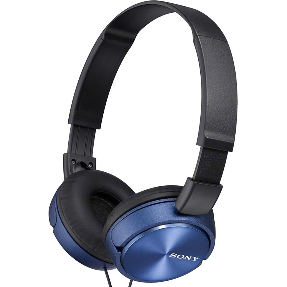 Sony MDR-ZX310AP/L ZX Series Headphones Stereo Headset w/ Microphone Refurbished Blue - Image 3