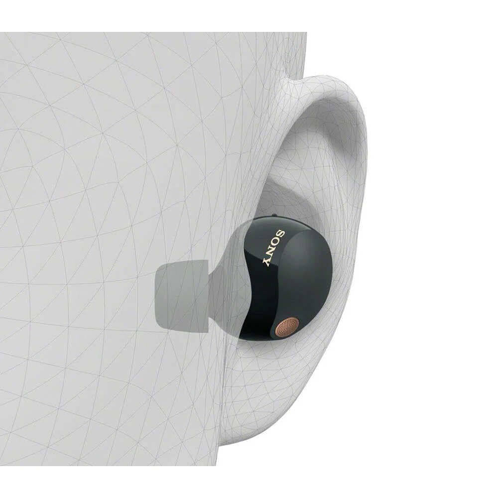 Sony Noise Canceling Truly Wireless Earbuds, Black + Accessories + Warranty Bundle - Image 12