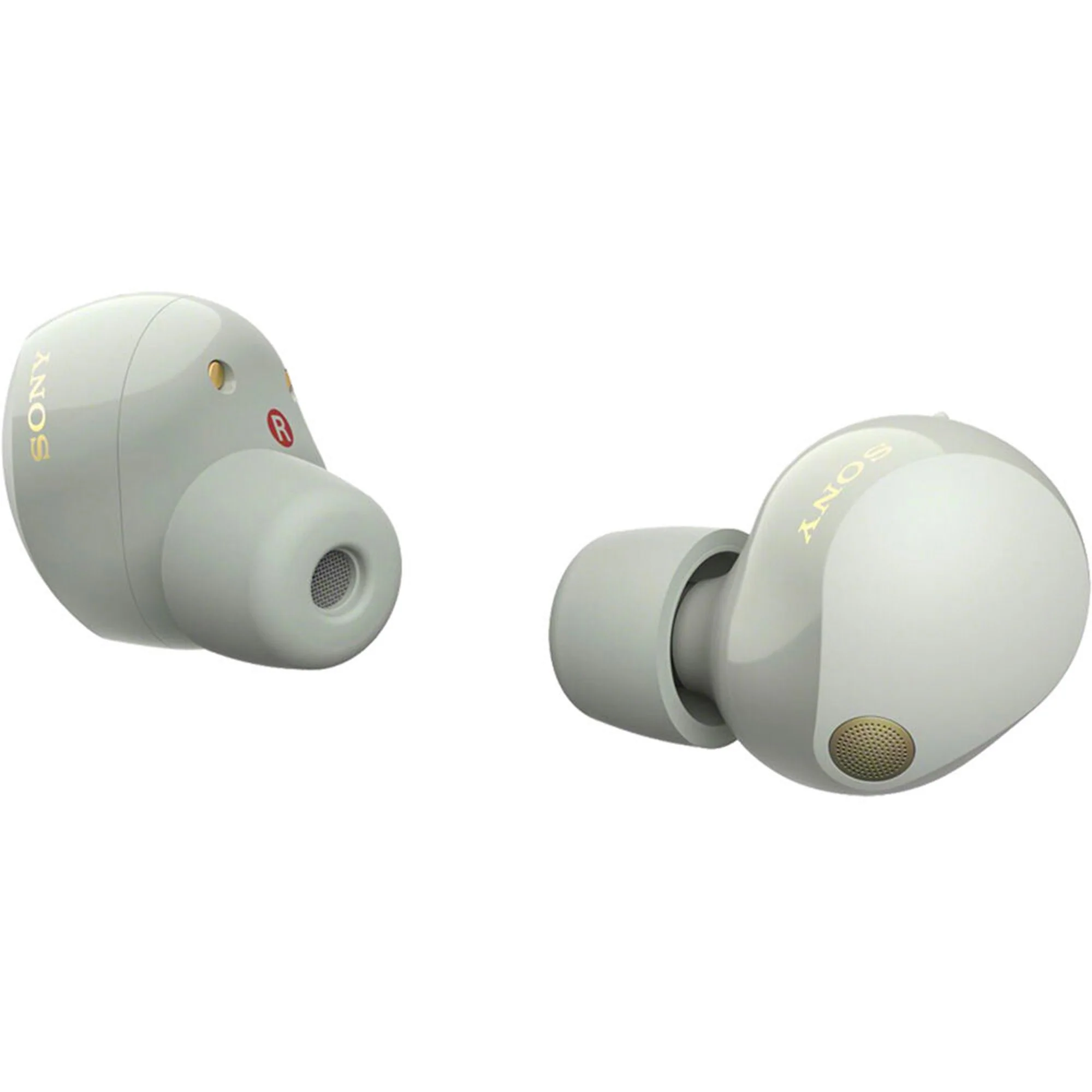 Sony Noise Canceling Truly Wireless Earbuds, Silver + Accessories + Warranty Bundle - Image 3