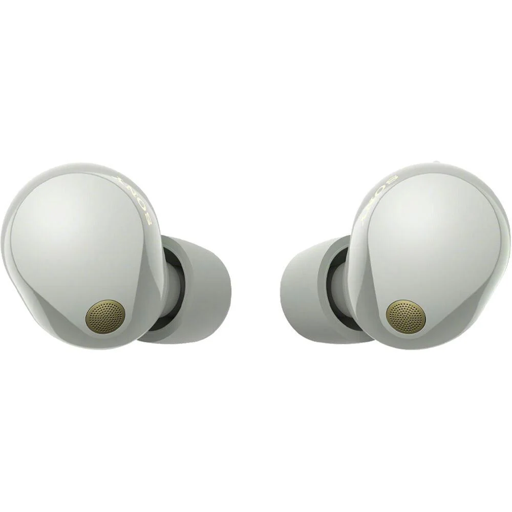 Sony Noise Canceling Truly Wireless Earbuds, Silver + Accessories + Warranty Bundle - Image 5