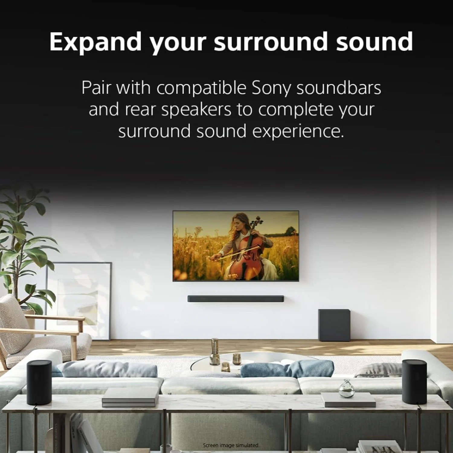 Sony SA-SW7 BRAVIA Theatre Sub 7 100W Additional Wireless Subwoofer - Image 5