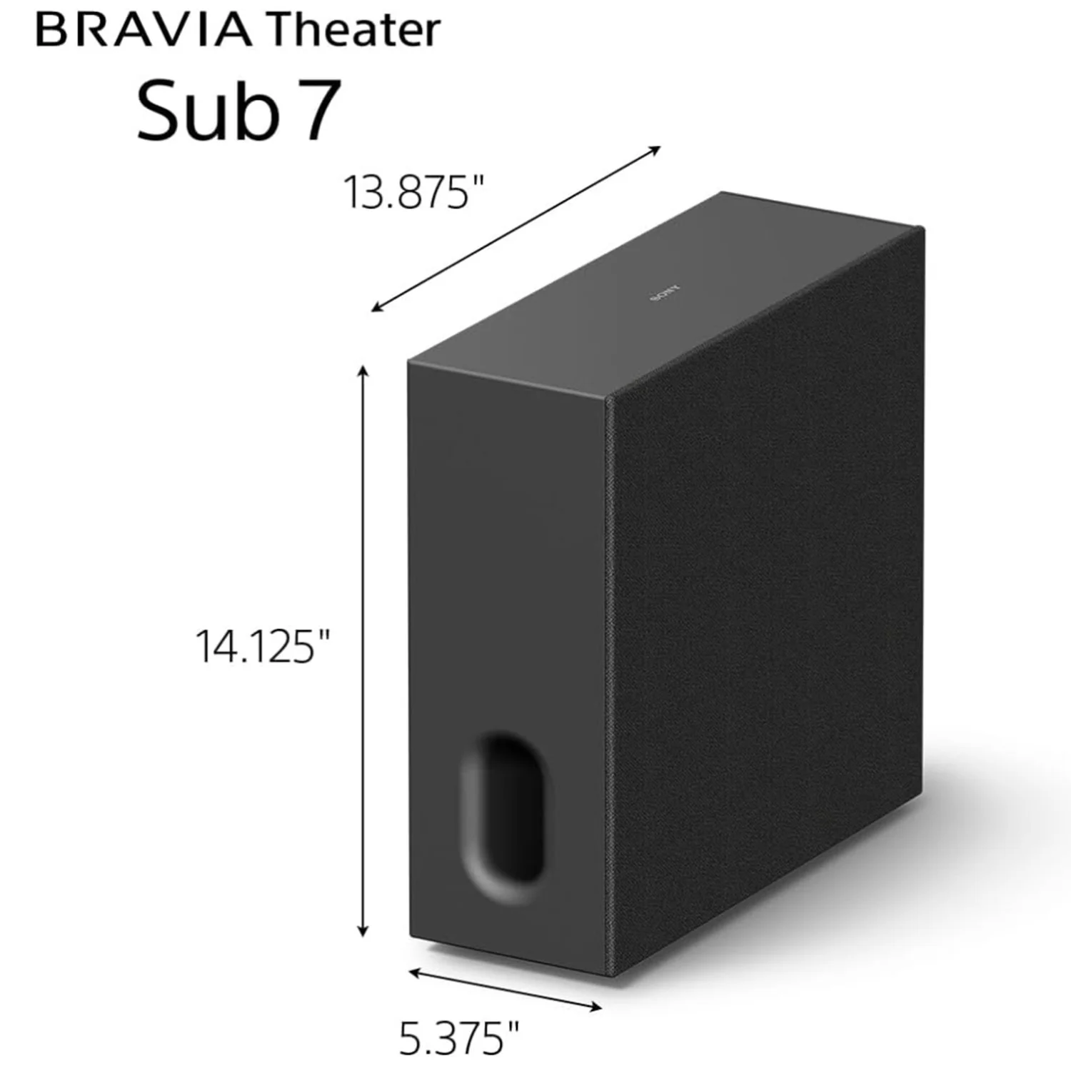 Sony SA-SW7 BRAVIA Theatre Sub 7 100W Additional Wireless Subwoofer - Image 6