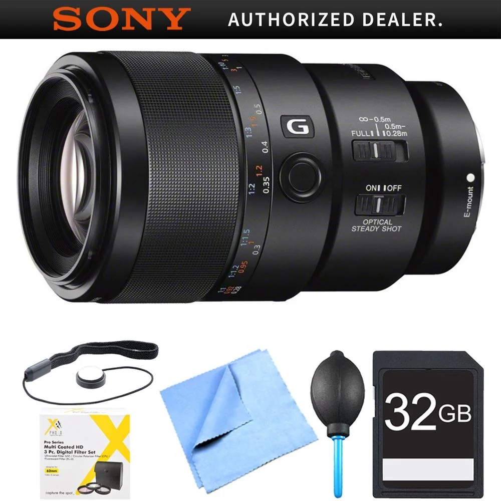 Sony SEL90M28G - FE 90mm F2.8 Macro G OSS Full-frame E-mount Macro Lens Bundle - Image 6