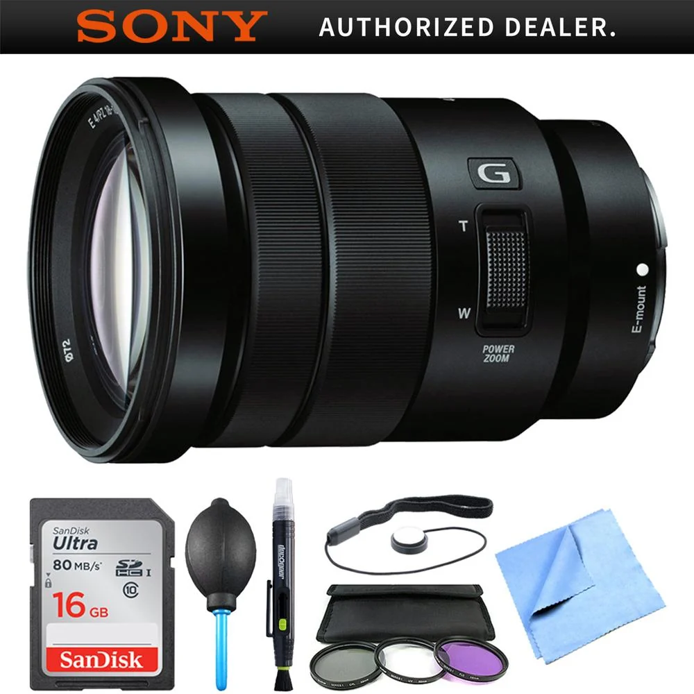 Sony SELP18105G - E PZ 18-105mm f/4 G OSS Power Zoom Lens Bundle - Image 4