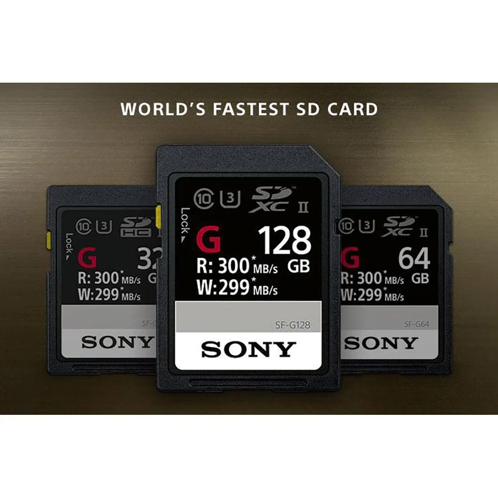 Sony SF-G Series 64GB UHS-II SD Memory Card (SF-G64/T1) - Open Box - Image 3