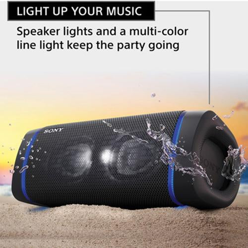 Sony SRS-XB33 Portable Waterproof Bluetooth Speaker (Black) - Open Box - Image 6