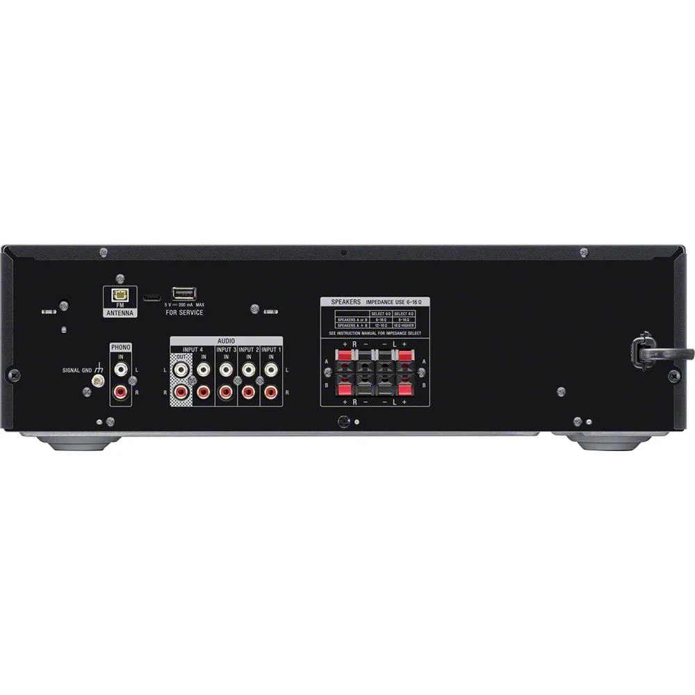 Sony 2-Ch Stereo Receiver w/ Phono Inputs and Bluetooth - STRDH190 - Open Box - Image 3