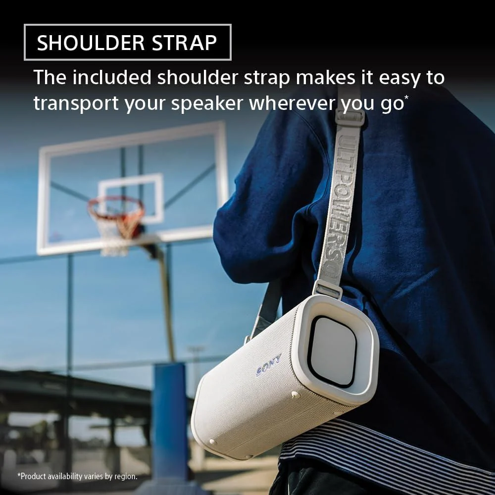 Sony ULT Field 5 Wireless Portable Bluetooth Speaker, Off-White - SRSULT50/W - Image 8