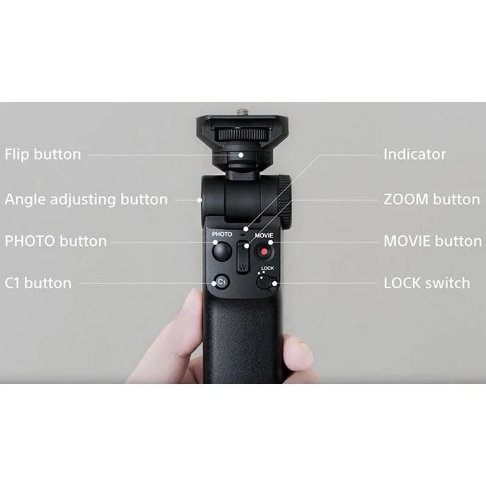 Sony Vlogger Kit ACCVC1 GP-VPT2BT Shooting Grip with Wireless Remote Commander + 64GB - Image 10