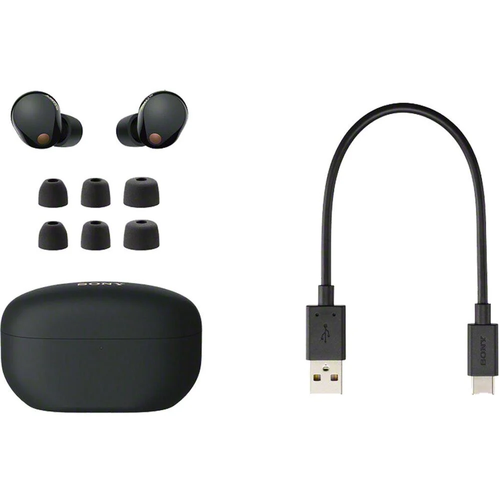 Sony WF-1000XM5 Noise Canceling Truly Wireless Earbuds (Black) w/ 2YR Warranty Bundle - Image 11