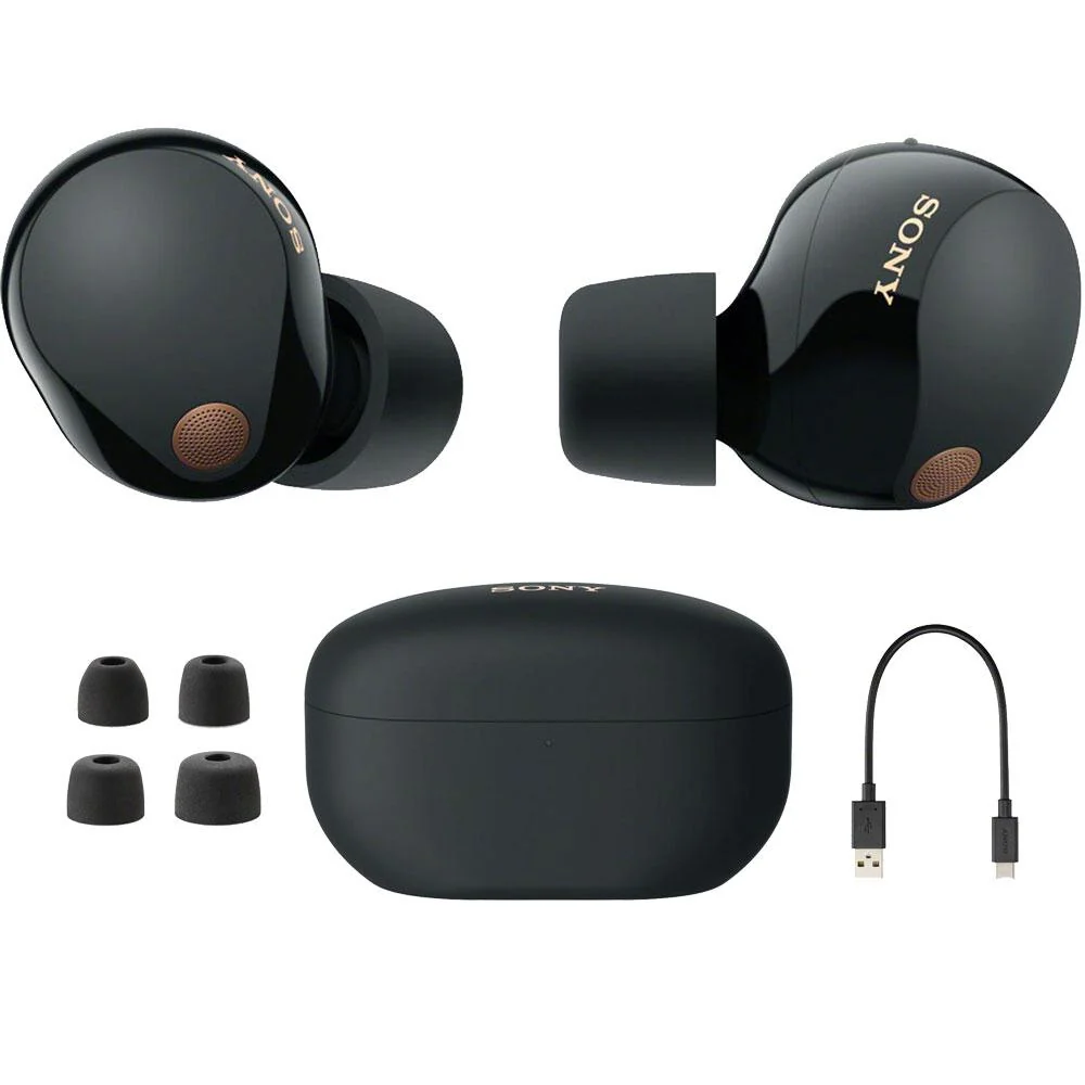 Sony WF-1000XM5 Noise Canceling Truly Wireless Earbuds, Refurb. +Accessories Bundle - Image 3